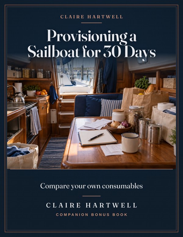 Provisioning a Sailboat for 30 Days bonus book cover